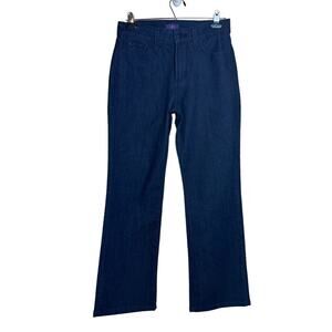 NYDJ Bling Bootcut Dark Wash Jeans Rhinestone Embellished Women’s 6 Petite
